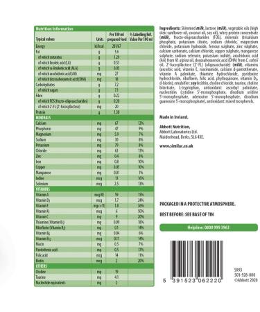 Similac Gold Palm Oil Free Follow on Milk 900 g Stage 2 900 g (Pack of 1) - Buy Online on GoSupps.com