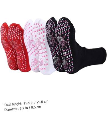 Inoomp Self-Warming Socks for Men & Women | 3 Pairs of Breathable Heated Socks for Skiing & Outdoor Comfort - Buy Online on GoSupps.com