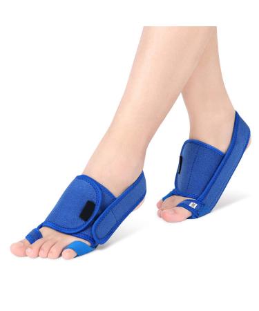 Hzemci Tailors Bunion Corrector Splint with Strong Support - Transparent Color, Blue PU Silicone, Arch Pad Pair - Buy Online on GoSupps.com