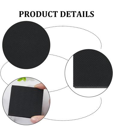 WADORN 4 Pairs Replacement Rubber Heels - Non-Slip 6mm Sole Pads for Women's Boots & Men's Leather Shoes - Durable Shoe Repair Accessories - Buy Online on GoSupps.com
