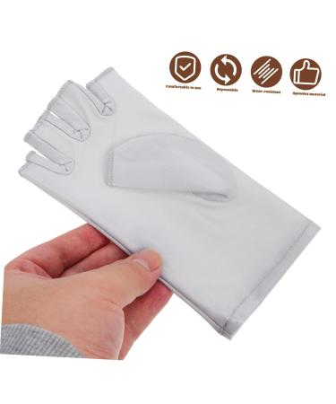 Beavorty 5 Pairs Nail Gloves Fingerless Gloves Manicures Protection Gloves Anti Gloves for Manicure Nail Light Nail Gel Uv Gloves for Gel Nail Lamp Touch Screen Spandex Miss Manicure Tools - Buy Online on GoSupps.com