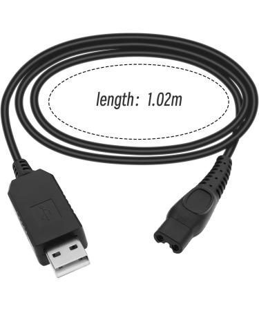 Emsea 2-Pack USB Network Charging Cable - 1.2m Compatible with Philips Norelco HQ8505 HQ6 HQ7 HQ8 HQ9 RQ11 RQ12 HS8 S500 AT750 AT890 PT920 AT810 BT5210 - International Shipping Available - Buy Online on GoSupps.com