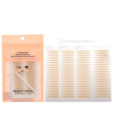 Yunmiao 120 x Invisible Double Eyelid Strips Natural Fibre Eyelid Strips for Drooping Eyelids with Hood