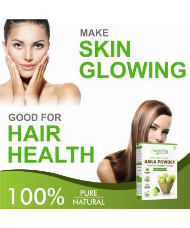  QURA QURA Amla Indian Gooseberry Powder for Hair Growth (250 grams) Black Color for Drinking and Eating - Buy Online on GoSupps.com