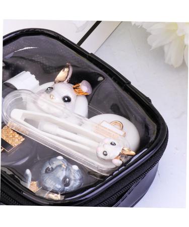 Solustre Portable Colored Contact Lens Case - Compact Holder & Bracket for Lenses - Ideal for Travel - Buy Online on GoSupps.com