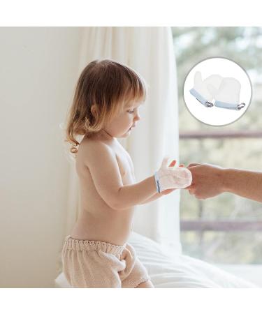 Ciieeo Baby Essentials 1 Pair of Anti-scratch Infant Gloves, Stop Thumb Sucking Kit for Babies - Buy Online on GoSupps.com