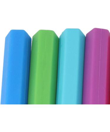 Alomejor Silicone Baby Teething Toys - 5PCS Safe & Colorful Teething Rings | Ideal Baby Gift for Healthy Teething Relief - Buy Online on GoSupps.com