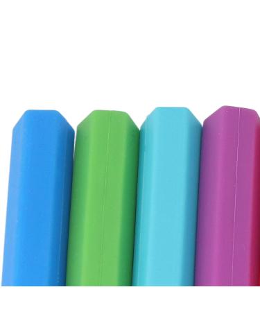 5-Pack Multi-Colored Silicone Baby Bite Rings - Soft Durable Safe & Easy to Clean - Buy Online on GoSupps.com