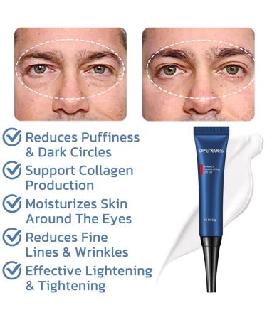 Nordizoe Openeyes Awaken Peptide Lifting Eye Gel - Anti-Wrinkle & Firming Men's Eye Cream (5Pcs) - Buy Online on GoSupps.com