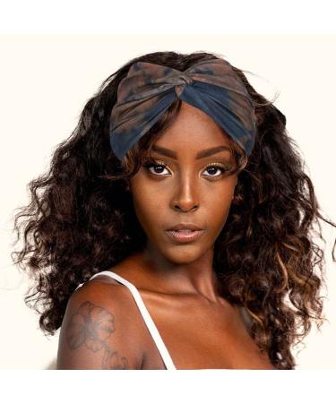GORTIN Black Boho Wide Headbands 4 Pack - Leopard Knot Twist Head Wraps for Women - Stretchy Sweatbands Turban Hair Accessory - B-Fashion Tie-dye - Buy Online on GoSupps.com
