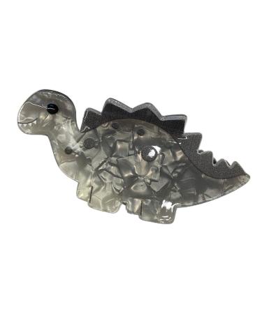CHINK Fashion Jewelry Cartoon Dinosaurs Hair Claw Clips Headwear Large Hair Clips Strong Hold Big Hair Jaw Clips for Thick and Thin Hair Gray Ankylosaurus 5#