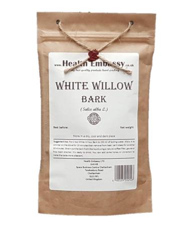Health Embassy White Willow Bark | Salix Alba L | Herbal Tea (50g) Natural 50g