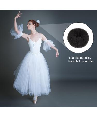 URAQT Hair Donut Bun Maker Set 4 Pcs - Blonde Chignon Doughnut Bun Hair Accessories with 30 Hair Pins - Black Ring Style Shaper for Women, Girls & Kids - Buy Online on GoSupps.com