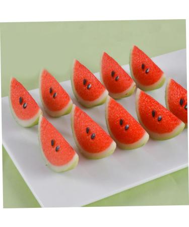 Alipis 4pcs Simulated Watermelon Slices Ornament Realistic Fruit Teaching Aid Pendant Student Fake Fruit Picture 1 5.30X2.50X2.50CM - Buy Online on GoSupps.com