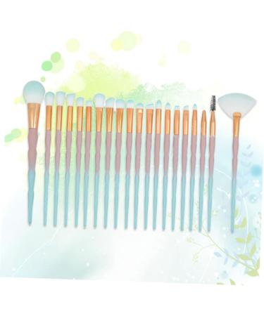 FOMIYES 20pc Makeup Tools Spray Blue Fur Handle Unicorn Shadow Eye Beauty Soil Stone Brush - Buy Online on GoSupps.com