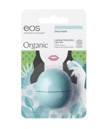 Buy Organic Lip Balm by eos Sweet Mint 7g - Moisturizing & Nourishing | International Shipping Available - Buy Online on GoSupps.com