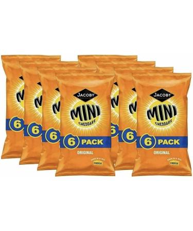 Jacob's Original Mini Cheddars Cheese Biscuits Snack - Pack of 48 Bags 8x6x25g - Buy Online on GoSupps.com