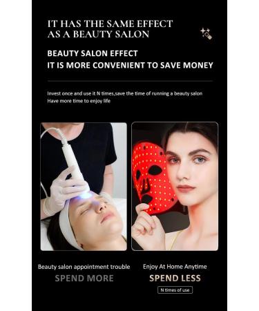 Red Light Face Mask - Red Light Therapy for Face - Led Face Mask Therapy for Skin Rejuvenation - 7 Colors Led Light Silicone Skin Care Treatment - Anti Aging Wrinkles Skin Care Mask - (White) - Buy Online on GoSupps.com