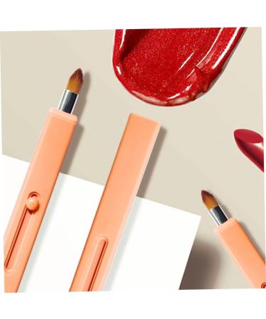 HAPINARY 1pc Retractable Lip Brush Makeup Brush Eye Shadow Portable Lip Scrubber Cosmetics Brush Tool Lipstick Cosmetic Tool Lip Liner Brush Travel Telescopic Plastic - Buy Online on GoSupps.com