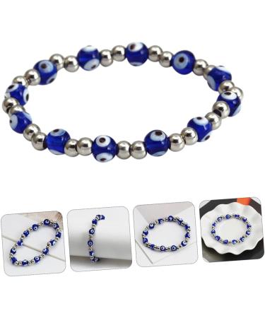 COHEALI Men s Bracelets 3pcs Devil Eyes Bracelet Men Bracelet Bracelets Beads Evil Eye Bracelet Rope Rosary Man Elastic As Shownx3pcs 18x0.8cmx3pcs - Buy Online on GoSupps.com