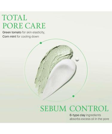 Green Tomato Clay Mask - Green Tomato Clay Mask Pore Cleanser Green Tomato Cleanser Clay Mask Deep into Pores Removes Pore Dirt Reduces Blackheads Green Tomato Clay Pack Cleanser for All Skin - Buy Online on GoSupps.com