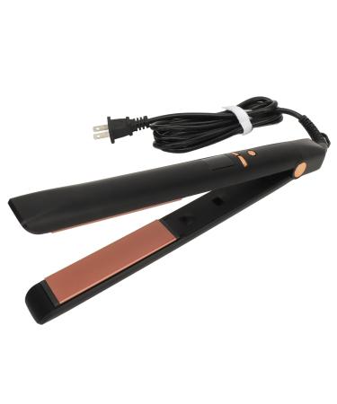 Hair Straightener Iron Hair Straightener 110-240V Wide Voltage Temperature Adjustable 10 Second Heating Black for Salon for Dormitory