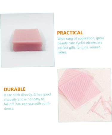  Angoily Angoily 18 Sheets Beauty Double Eyelid Stickers Eyelid Strips Sticker Eye Lift Adhesive Stickers Medical Adhesive Film Shaping Pink Lifter Woman - Buy Online on GoSupps.com