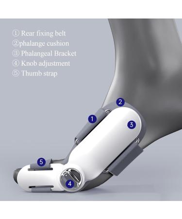 FoRes Thumb Valgus Corrector - Adjustable Bunion Splint with 3 Angle Plates for Pain Relief - Universal Size for Left & Right Feet - Buy Online on GoSupps.com