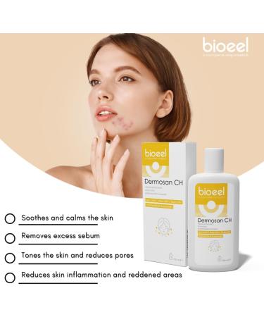 Dermosan CH Anti-Acne Lotion - Chamomile & Hamamelis Natural Clear Skin Formula - Reduce Sebum Acne and Pimple 120ML - Buy Online on GoSupps.com