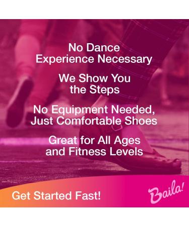 Baila Latin Dance Fitness DVD for Beginners & Seniors - Learn Fun Moves, Get Fit - Buy Online on GoSupps.com