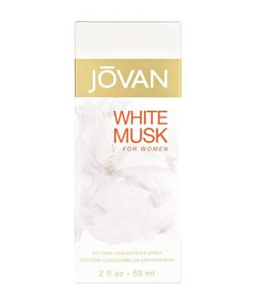 Jovan White Musk for Women Eau de Cologne Spray 2 fl oz (Pack of 1) Notes of Jasmine Musk and Amber Women's Fragrance Long Lasting Everyday Fragrance Travel Size White Musk Concentrate Spray 2 Fl Oz (Pack of 1) - Buy Online on GoSupps.com