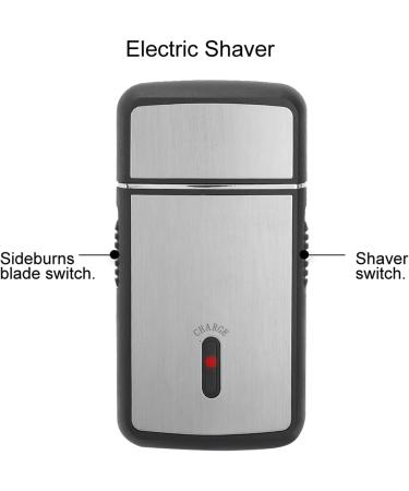 Portable Electric Shaver for Men - Professional Rechargeable Mini Beard Razor Ideal for Travel - Buy Online on GoSupps.com