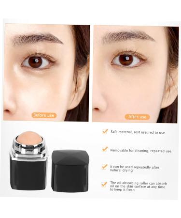 BIUDECO 1pc Facial Oil Absorbing Ball Facial Oil Cleaning Roller Face Massager Oil Control Beauty Instrument Black 1 count (Pack of 1) - Buy Online on GoSupps.com