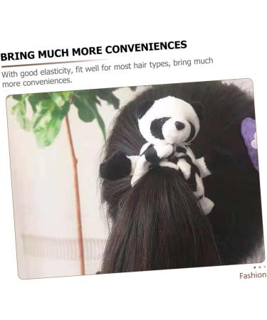 minkissy Panda Hair Band Cute Animal Scrunchies Hairbands for Womens Hair Girls Hair Ties Panda Doll Hair Rope Towel Microfiber Scrunchie Hair Ties for Women Lace up Ponytail Women's Cloth - Buy Online on GoSupps.com