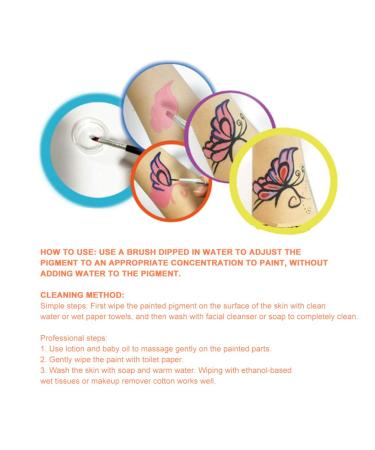 12 Colors Face & Body Paint | Water-Based Halloween Makeup & Game Art Pigment - Shop Now - Buy Online on GoSupps.com