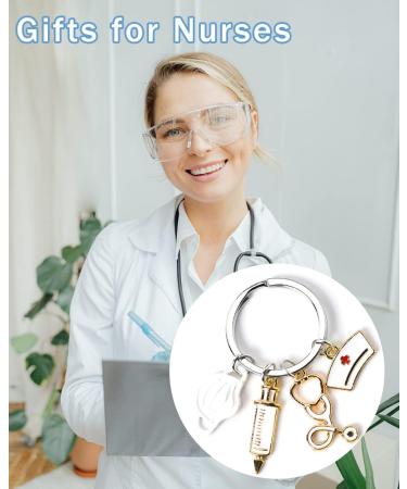 Guqqeuc Nurse Gifts | Stethoscope Keychain & Nurse Cap | Perfect Doctor & Nurse Appreciation Gifts for Women & Men | Nursing Graduation Gifts for Students & Practitioners - Buy Online on GoSupps.com