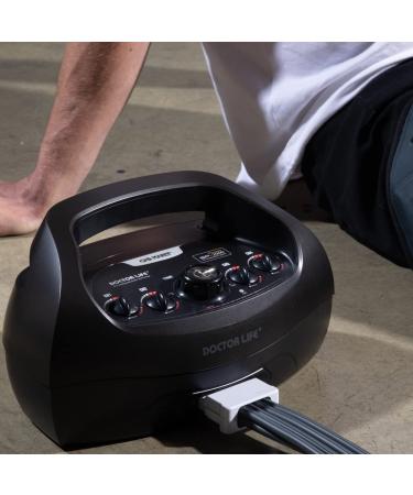 Doctor Life SP-2000 Sequential Air Compression Leg Massager with L Boots - Blood & Lymphatic Circulation Therapy System - Buy Online on GoSupps.com