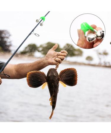 Kaiaiwluo Angel Klingel 10 Pcs Fishing Alarm Bell Set | Bite Indicator Fishing Accessories for Enthusiasts - Buy Online on GoSupps.com