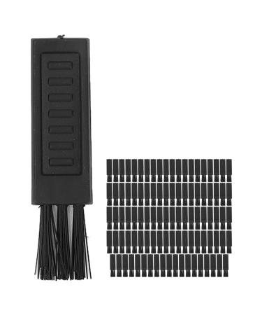 Shaving Brush 100 Pieces Cleaning Brush Black Household for Keyboard