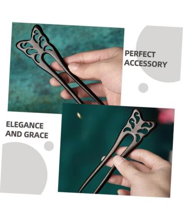 Beavorty Ebony Hairpin Hairpins Hair for Women Hair Sticks for Long Hair French Hair Pins for Thick Hair French Pins for Thick Hair Long Hair Accessories for Women Hair Jewelry Hair Fork - Buy Online on GoSupps.com