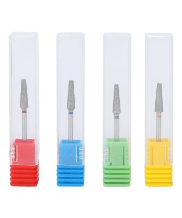 Nail drill anggrek 4pcs Professional nail drill nail manicure grinding head emery nail policher kit nail policher accessories nail polishing head