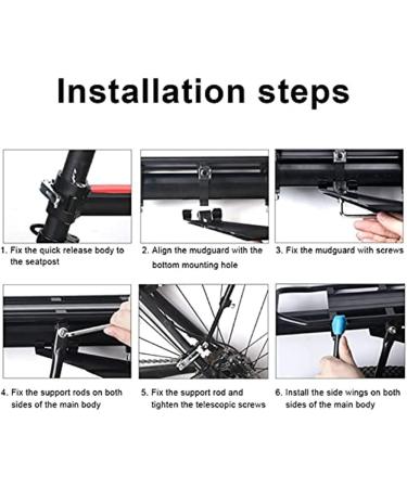 ZTZ Rear Bike Rack - 110 lbs Capacity, Quick Release, Easy to Install | Black - Buy Online on GoSupps.com