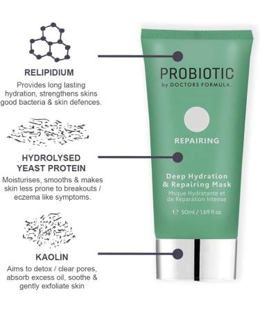 Doctors Formula Probiotics Deep Hydration and Repairing Mask 50ml - Buy Online on GoSupps.com