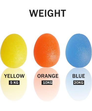 ICOUVA Gel Hand Balls - 3PCS Therapy Exercise Squeeze Balls for Arthritis, Grip Strengthening, and Stress Relief - Buy Online on GoSupps.com