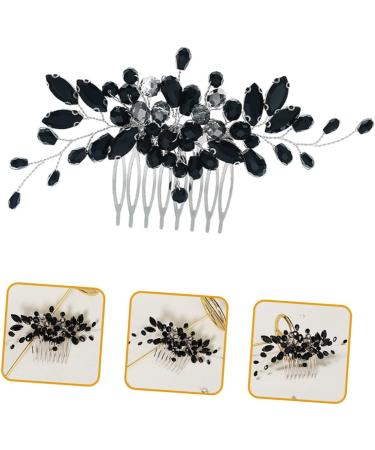 Angoily Crystal Side Hair Comb Bridesmaid Hair Accessories Bride Hairpiece Bride Headdress Wedding Bride Headpieces Hair Accessories for Bride Prom Tiara Decorate Alloy Girl - Buy Online on GoSupps.com