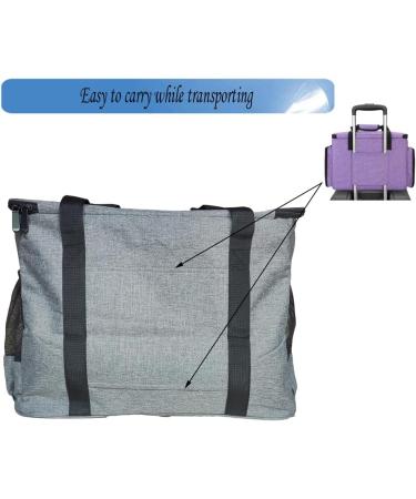 HomDSim Universal Sewing Machine Carrying Case - Portable Oxford Fabric Tote Bag with Shoulder Strap and Pockets for Accessories - Buy Online on GoSupps.com