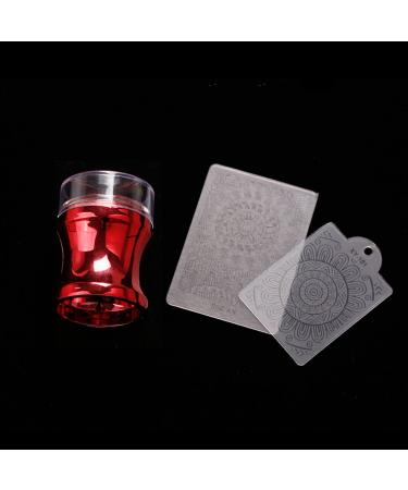 Buy Antique Brass Nail Art Sticker Set - Party Decor & Nail Design Stamper for Women | Premium Silicone Head Manicure Tools for Nail Studios - Fast International Shipping - Buy Online on GoSupps.com