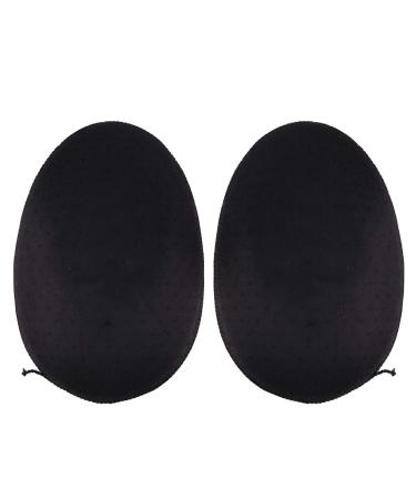 YiZYiF 1 Pair Hip Thigh Enhancer Padded Breathable Reusable Self-Adhesive Hip Thigh Enhancing Lifter Contour Sponge Pads Large Black