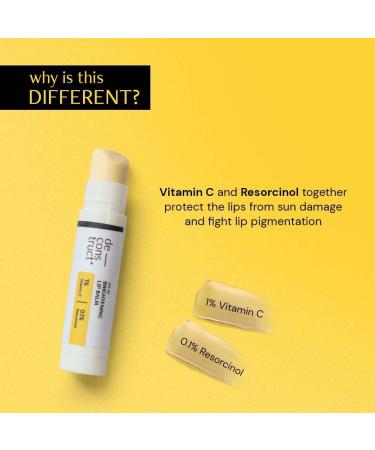 Brightening Lip Balm with SPF 30 | Vitamin C for Dark Lips | Glossy Soft Pink Lips | Unisex 4gm - Buy Online on GoSupps.com