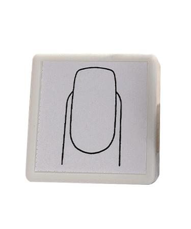 YOXIER Nail Round Silicone Stamper Nails Art Tool Non-Deformed Lightweight B